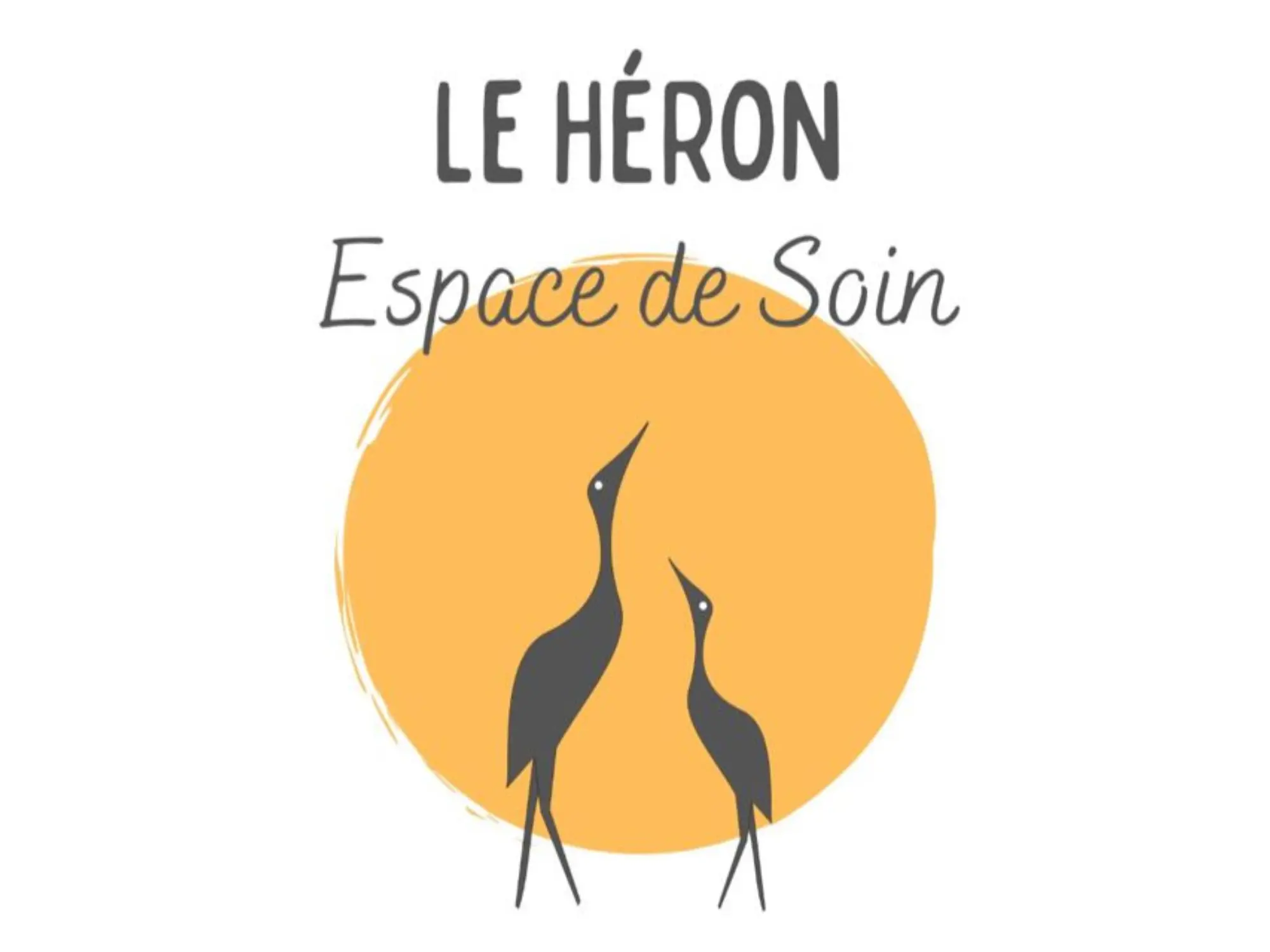 logo de l'espace de soin "Le Héron"